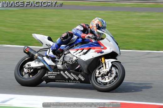 2009-05-09 Monza 1323 Superbike - Qualifyng Practice - Troy Corser - BMW S1000 RR